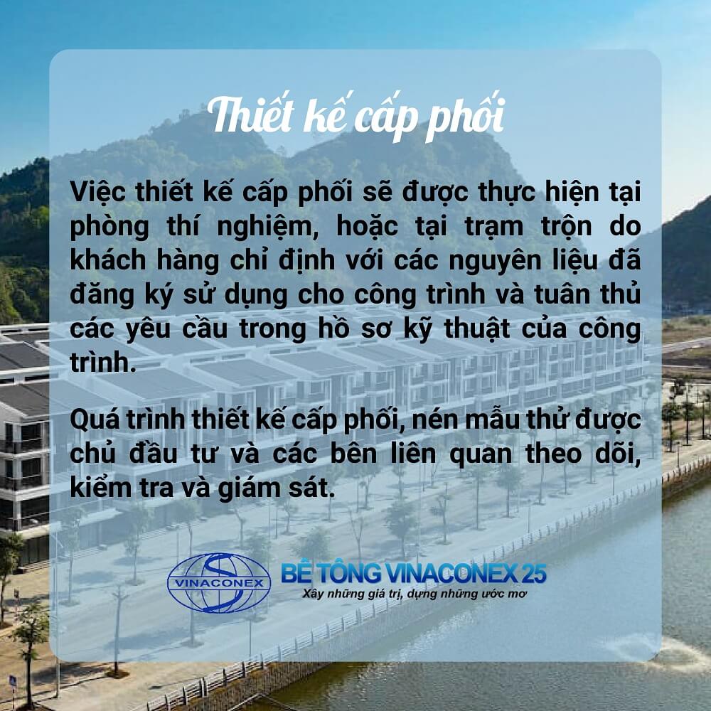 quá trình thiết kế cấp phối được giám sát